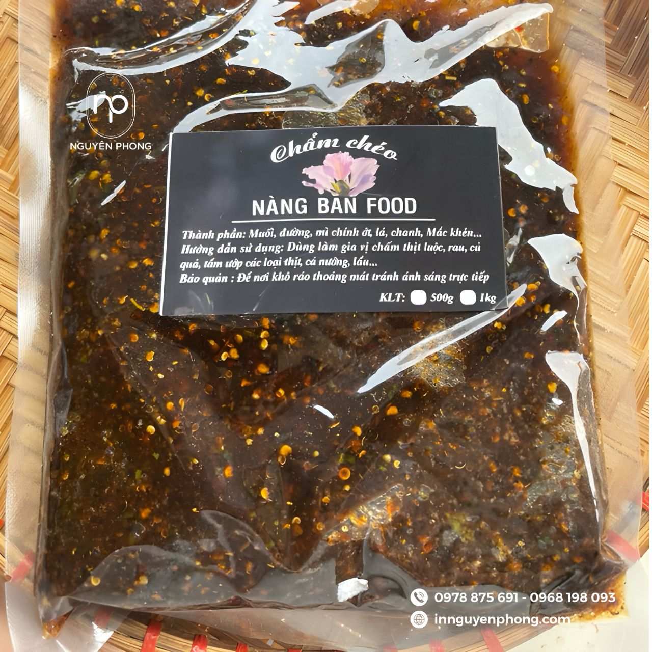 Tem dán chẩm chéo ở dạng túi

